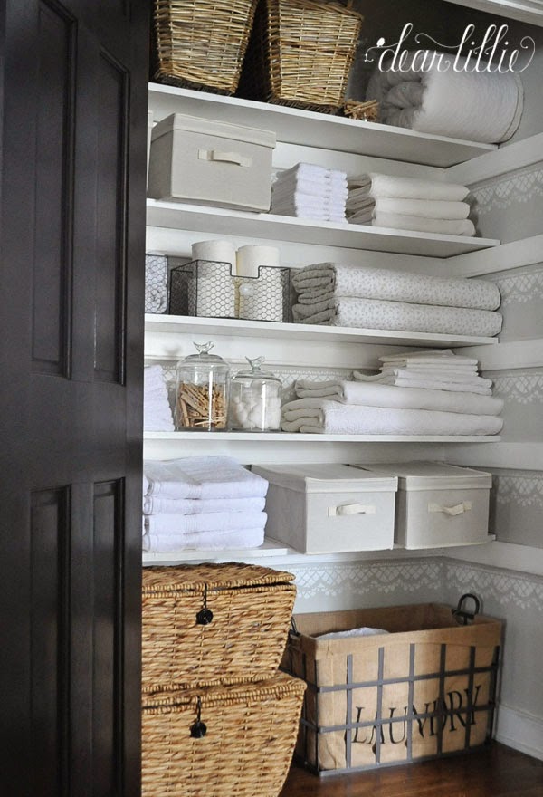 JRL Interiors — Organizing the Linen Closet