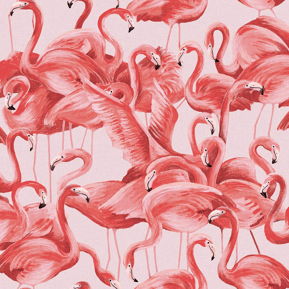 Flamingo Removable Peel and Stick Wallpaper