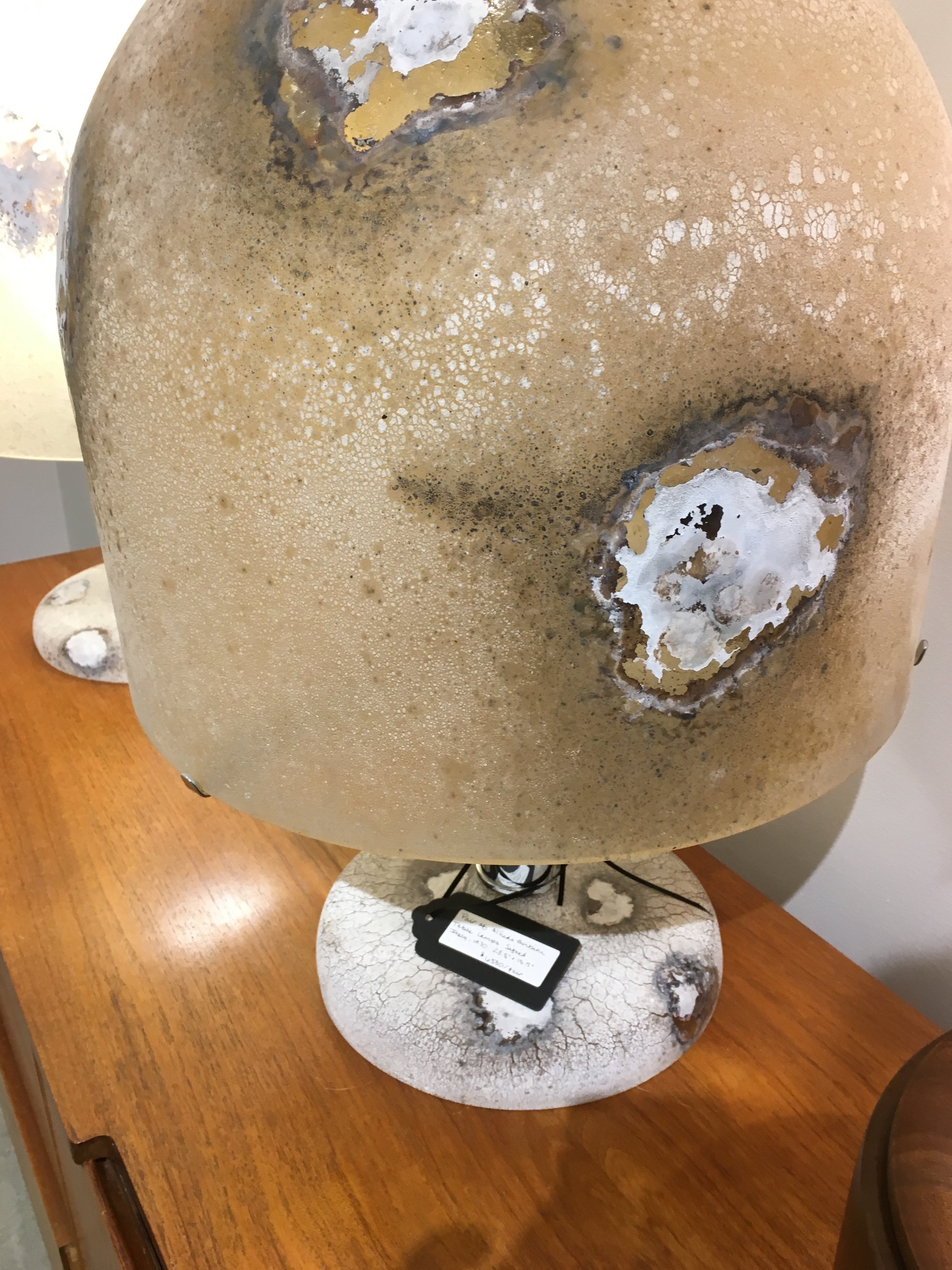 Diseased mushroom lamp
