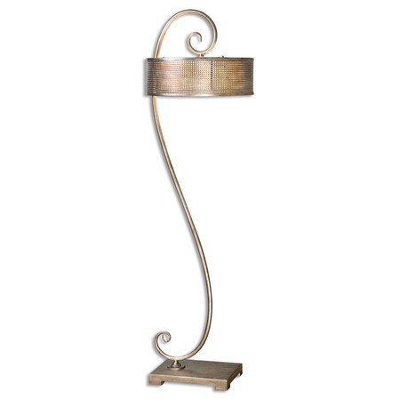 scroll floor lamp