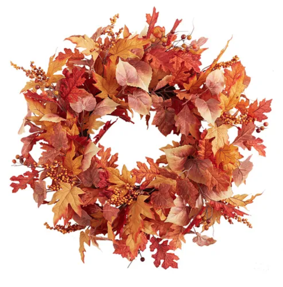 Oak leaf wreath 26"