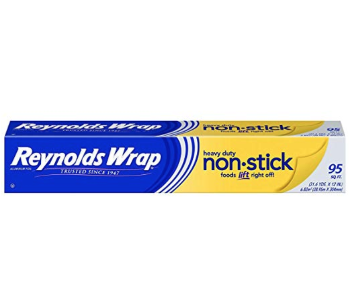 Non-stick heavy duty foil