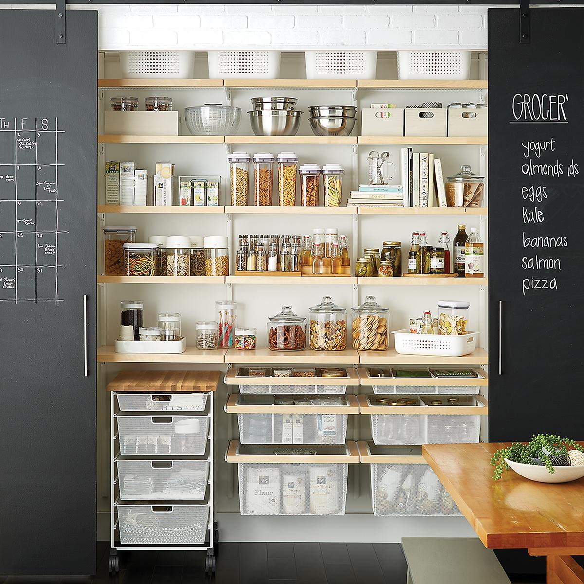 Mueble organizador en cocina.  Pantry design, Kitchen organization pantry,  Pantry shelving