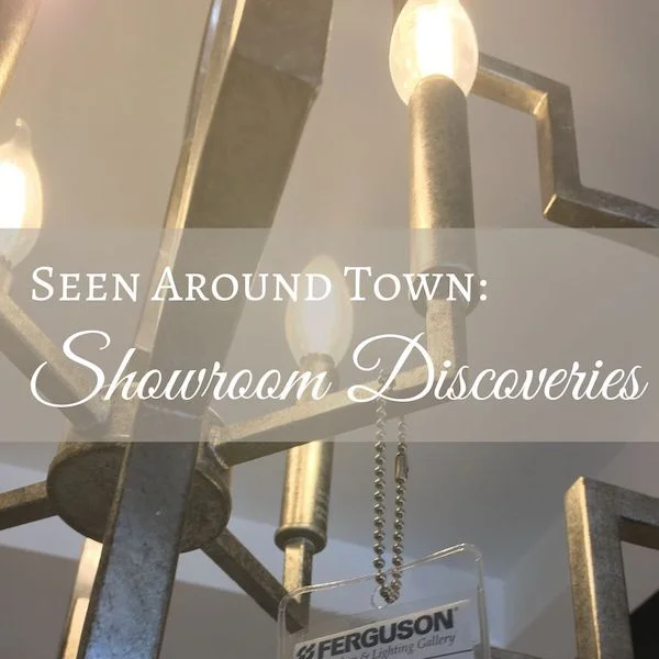 JRL Interiors — Plumbing and Lighting Showroom Visit