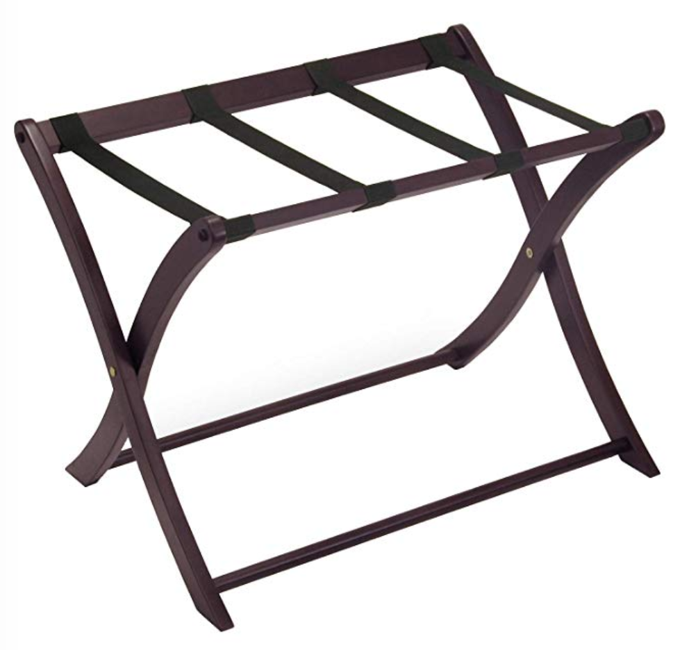 Folding luggage rack