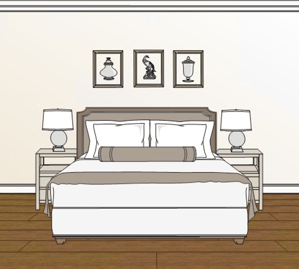 Jrl Interiors How To Style A Bed, Styling A King Size Bed