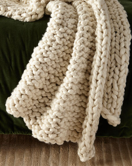 Chunky knit throw (6 colors)