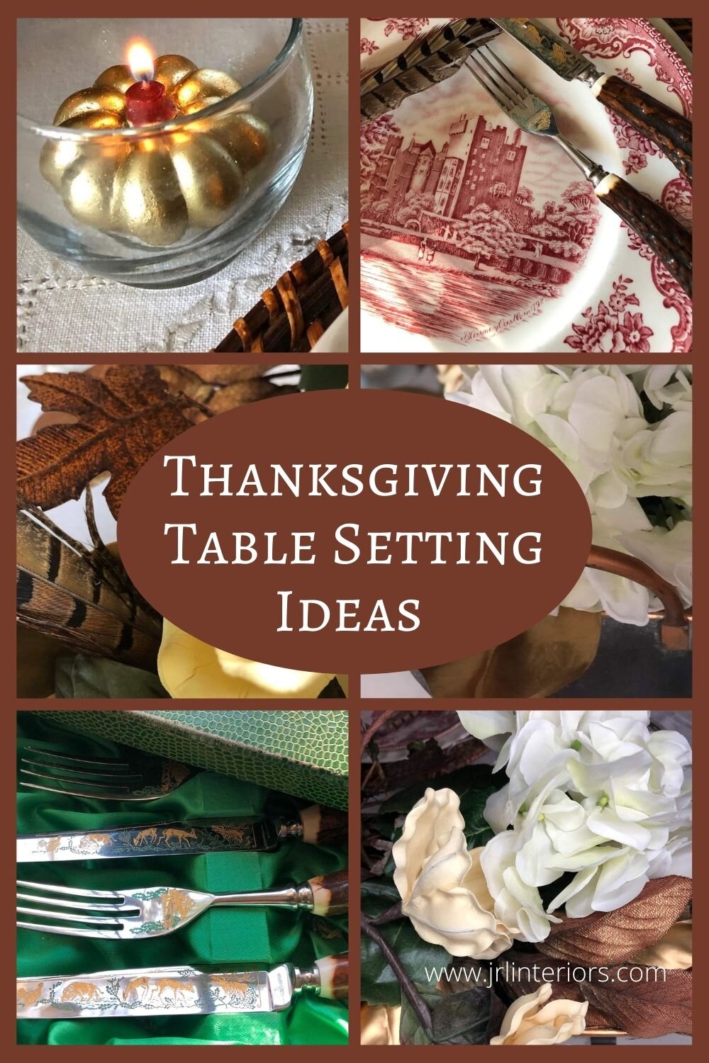 JRL Interiors — Thanksgiving Table Setting #showmeyourtable