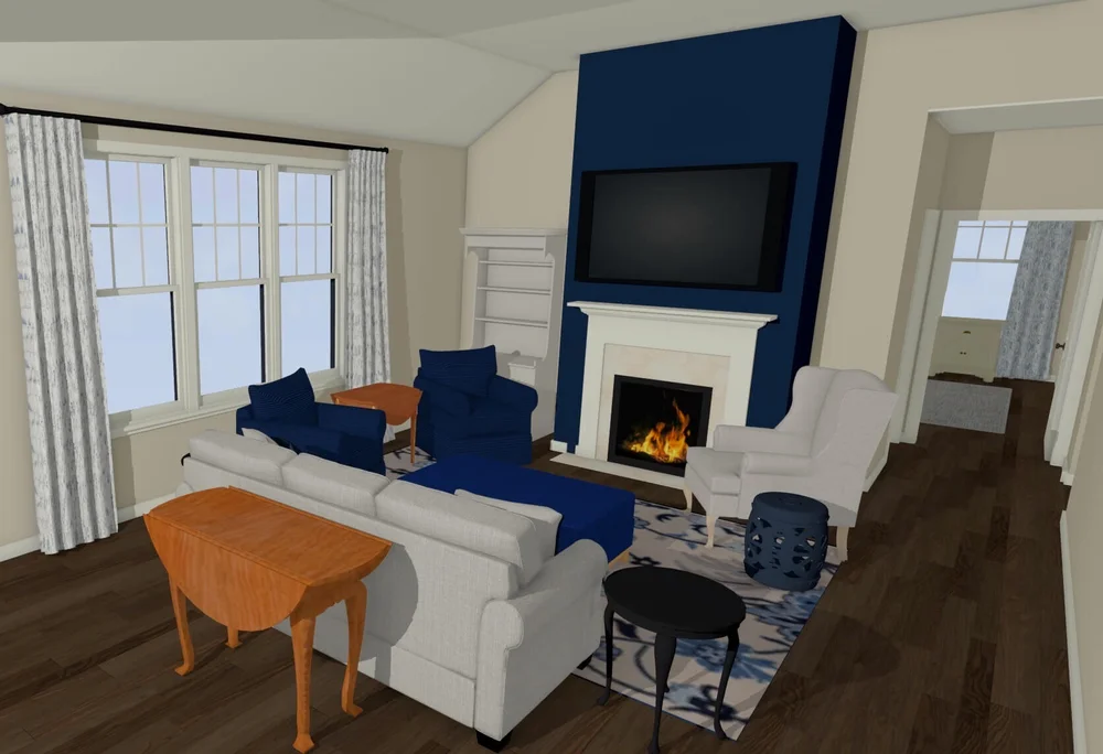 JRL Interiors — Project in Progress: Gorgeous Textile Selections for a ...