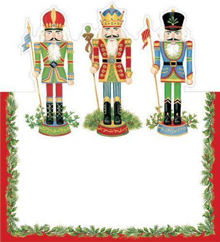 Die Cut Nutcracker Place Cards