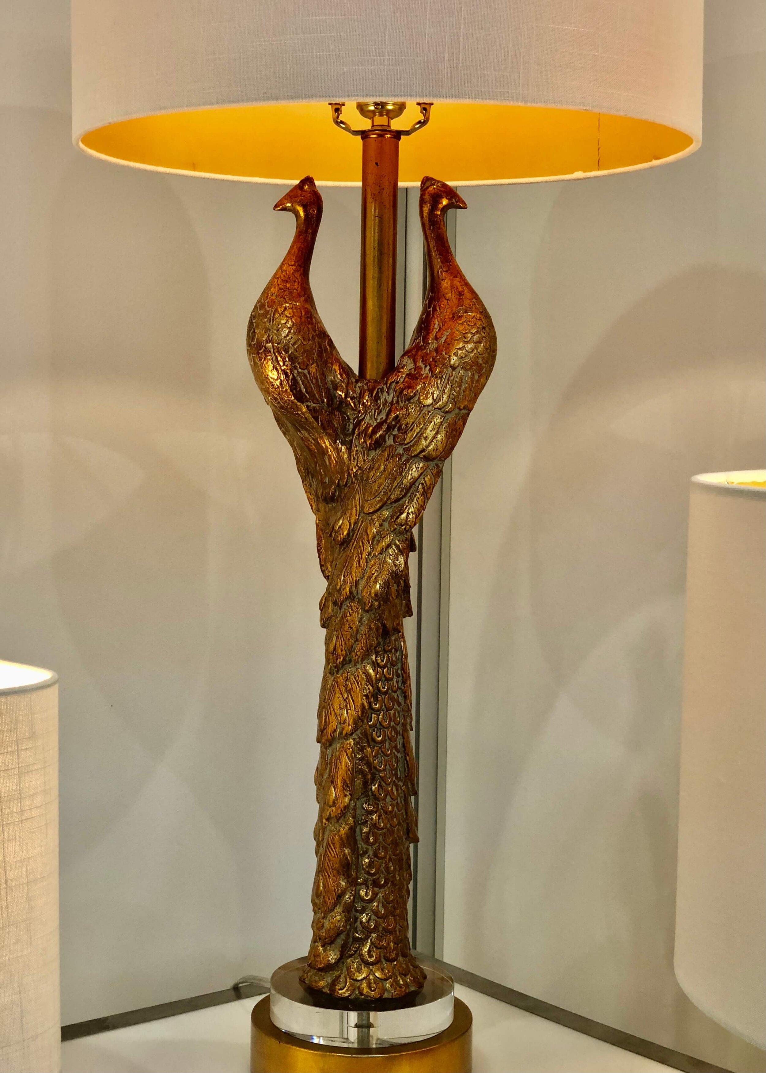peacock lamp