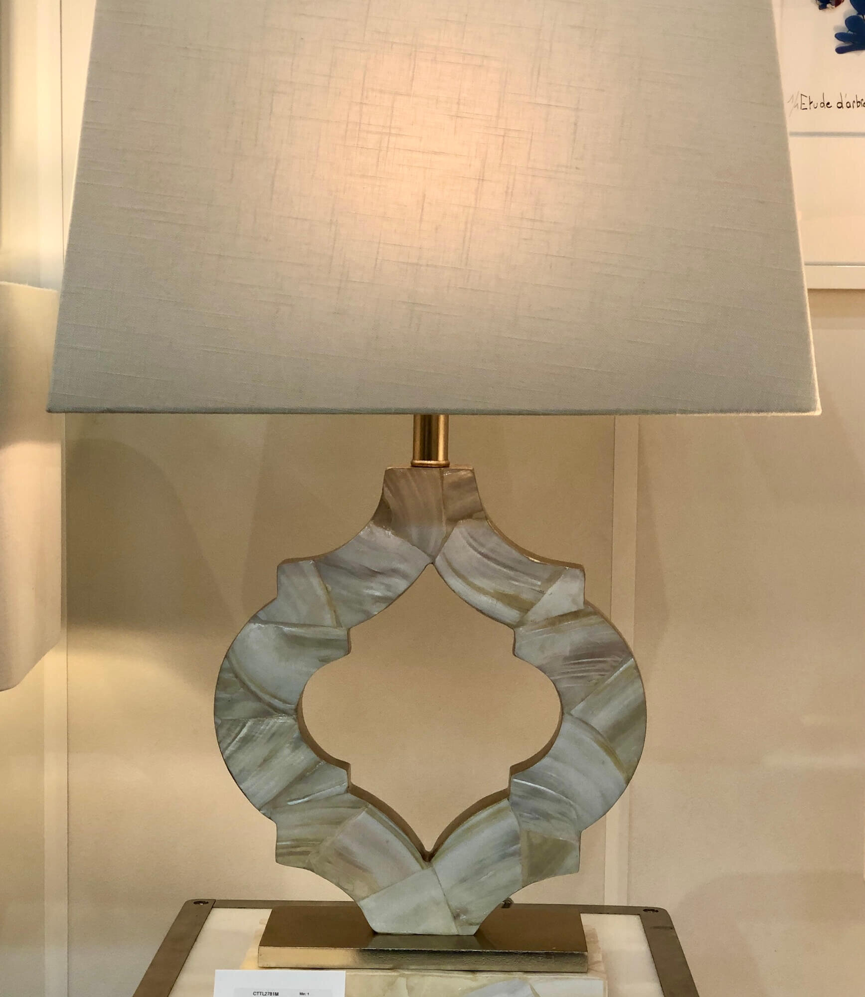 mother of pearl lamp