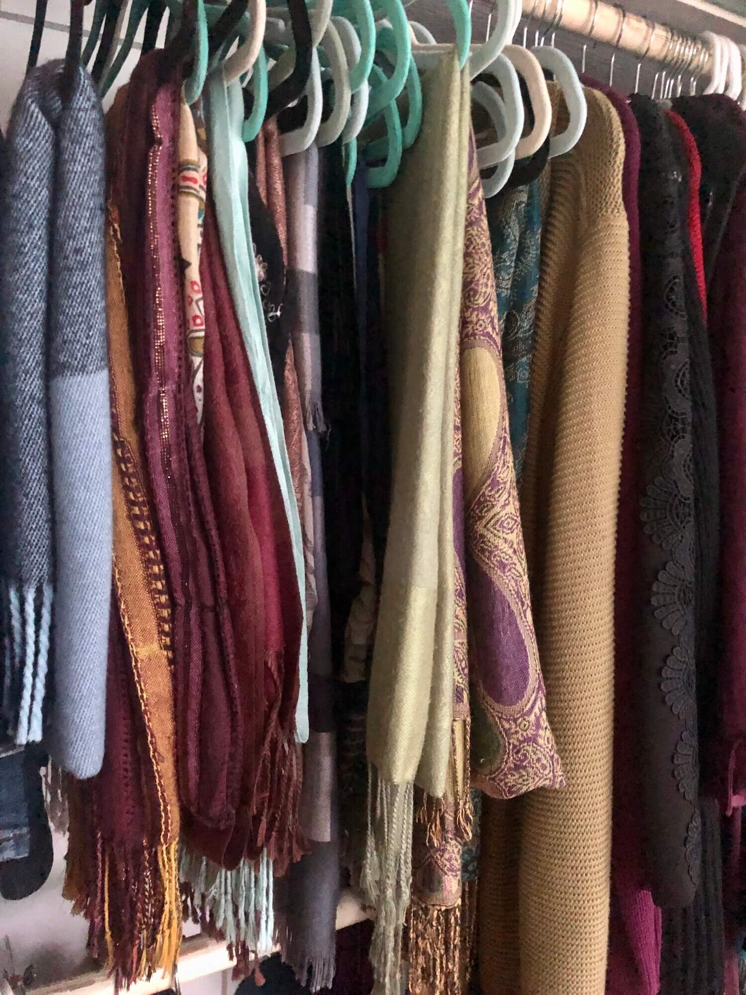 questionable scarf storage