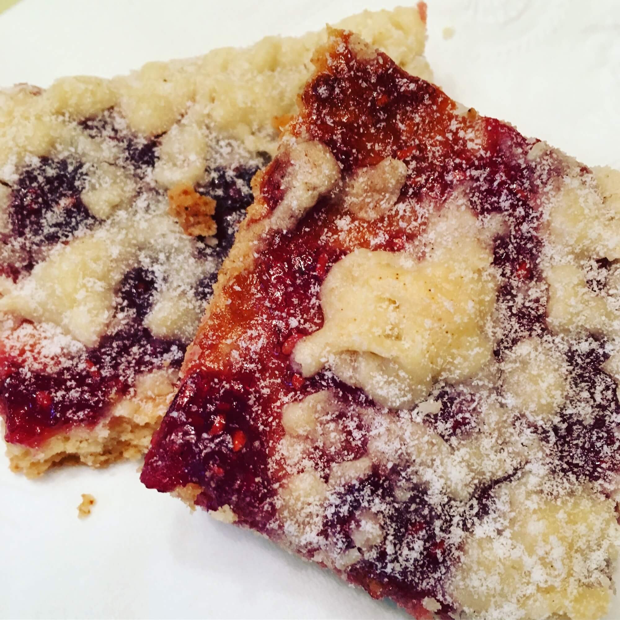 Raspberry Shortbread Bars