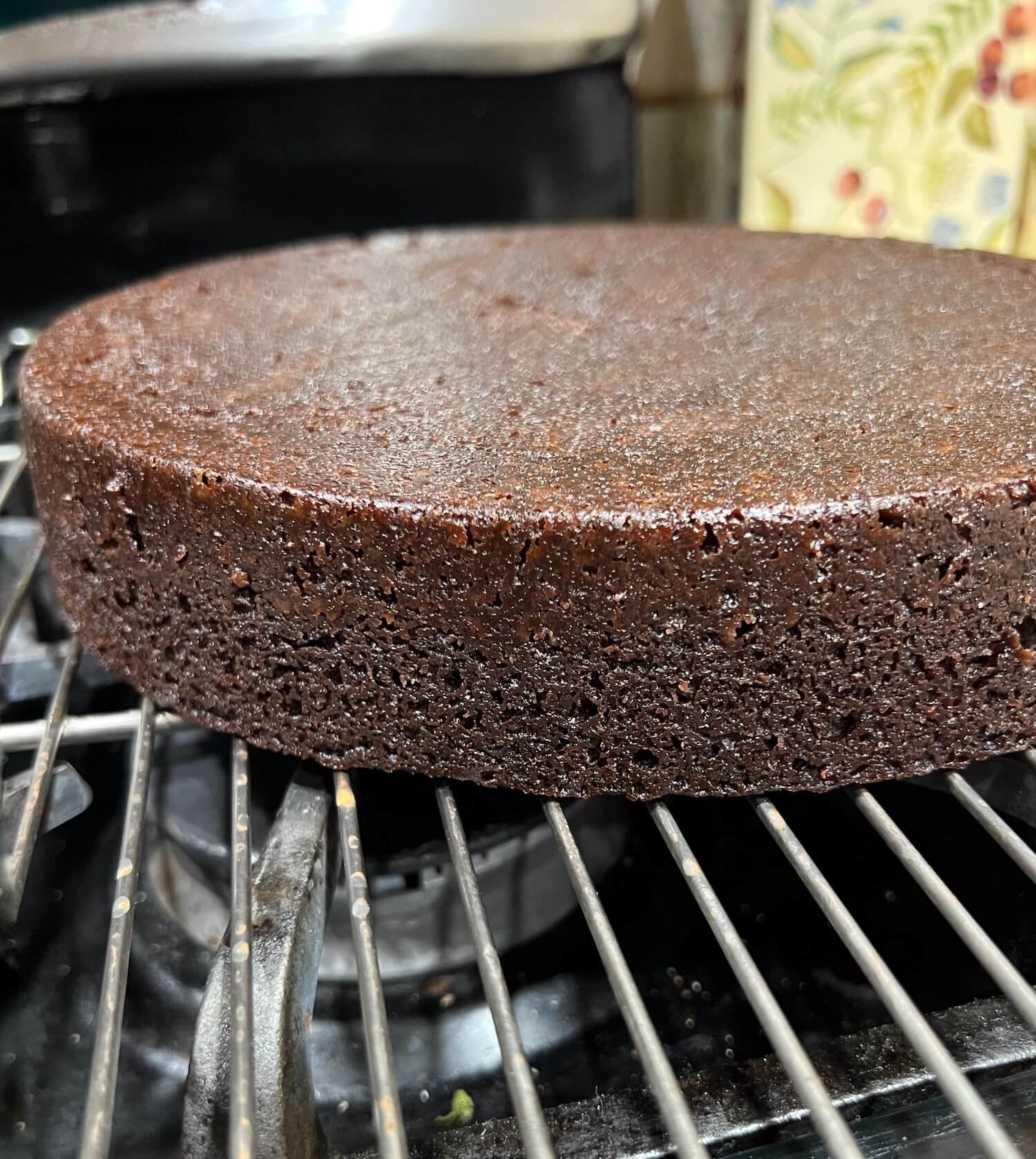 chocolate cake layer