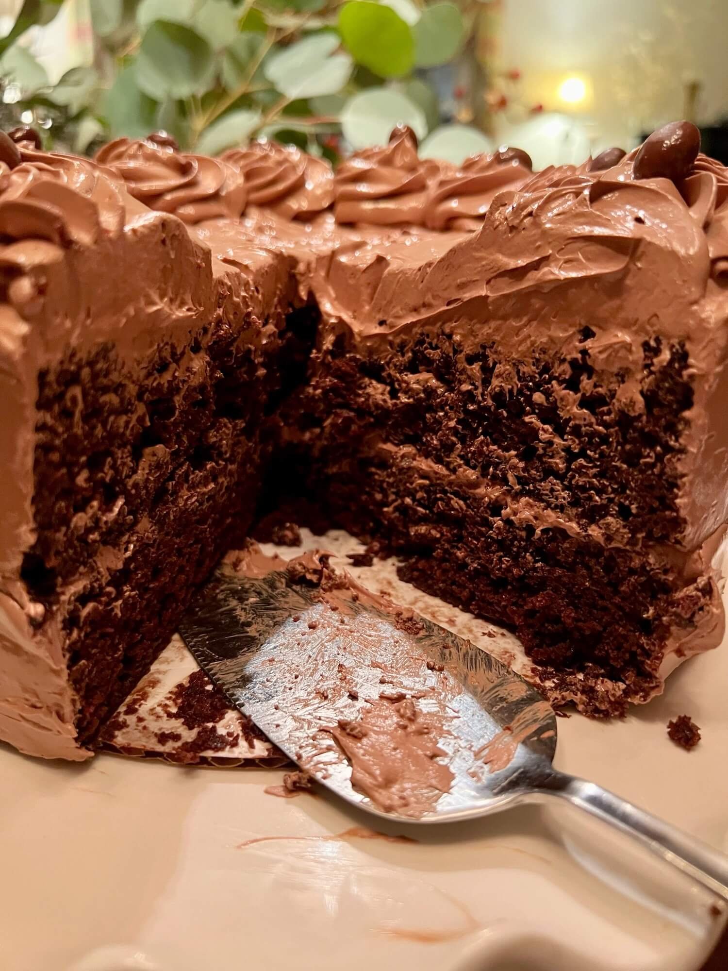 chocolate mocha layer cake