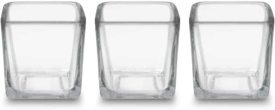 Square Glass Tealight Holders