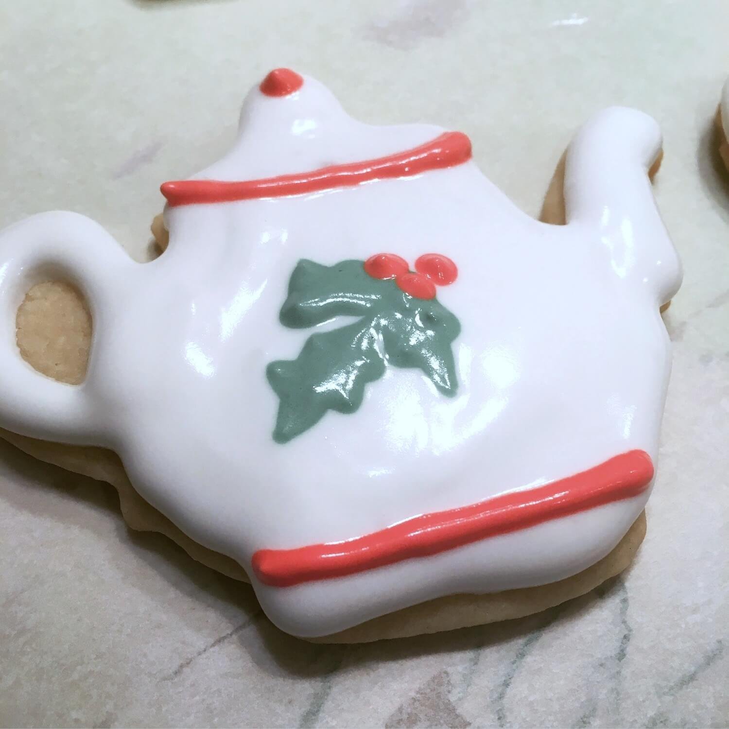 teapot sugar cookie