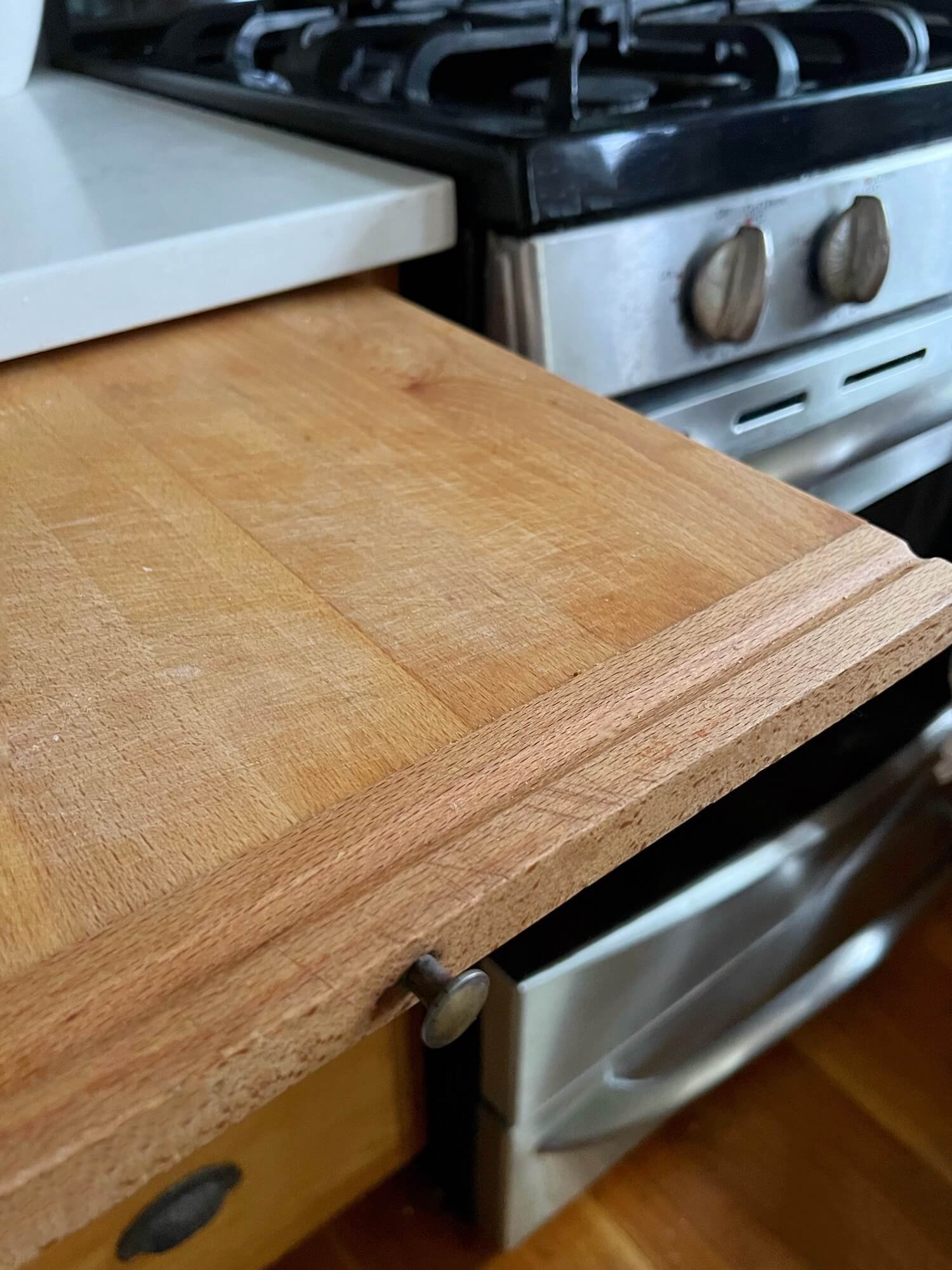 Pull out cutting board