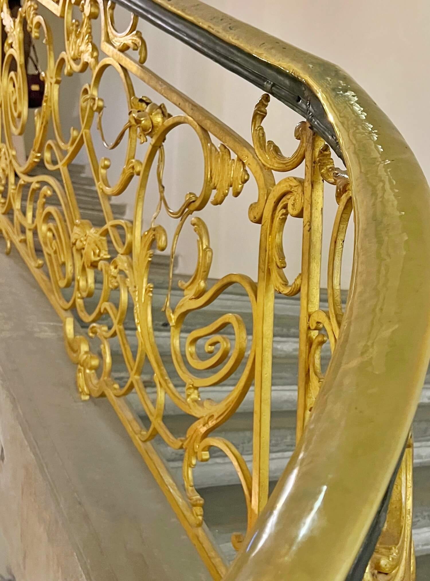 gallery brass and gilded railing detail.JPG