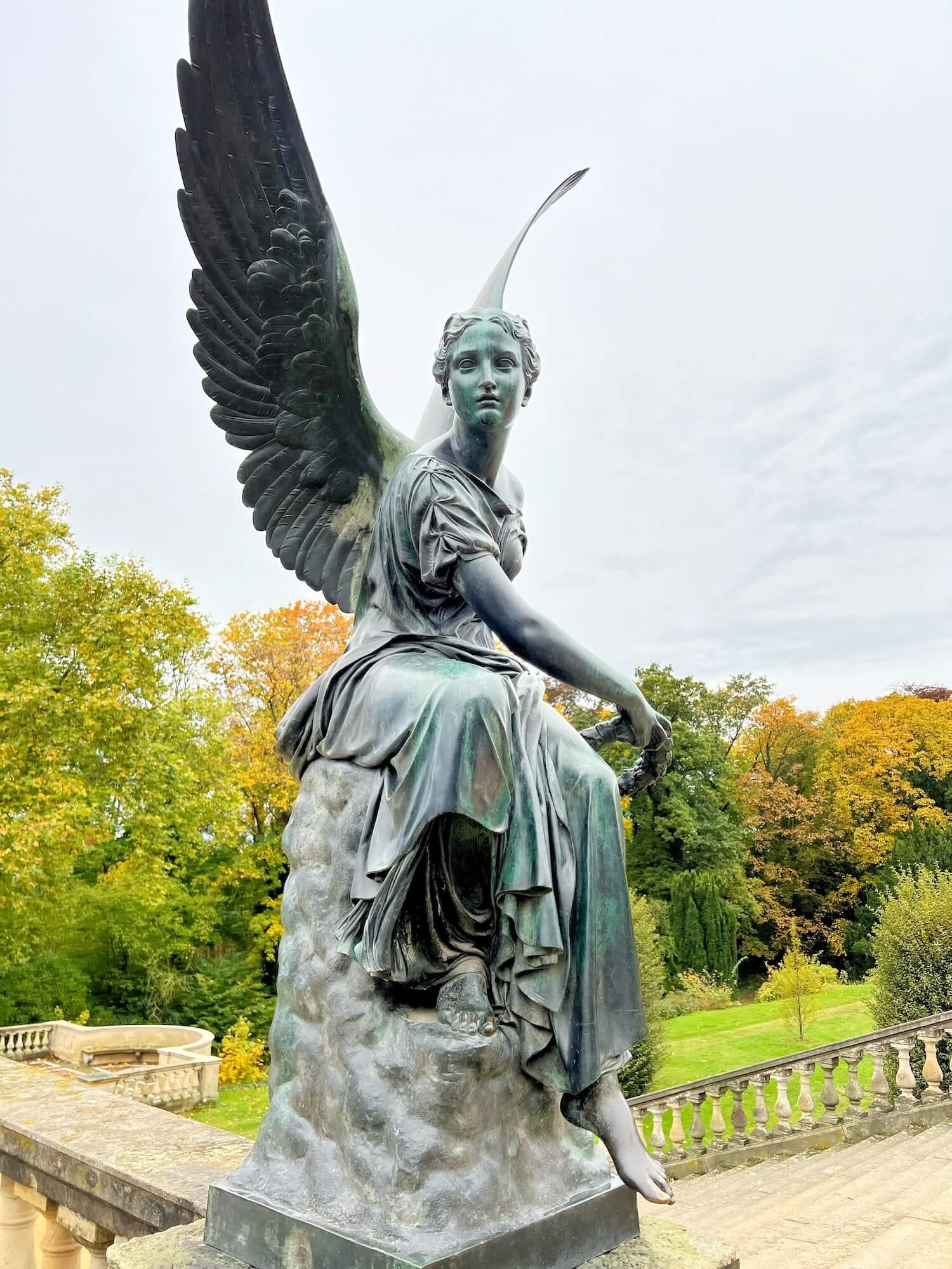 angel statue at sanssouci park.JPG