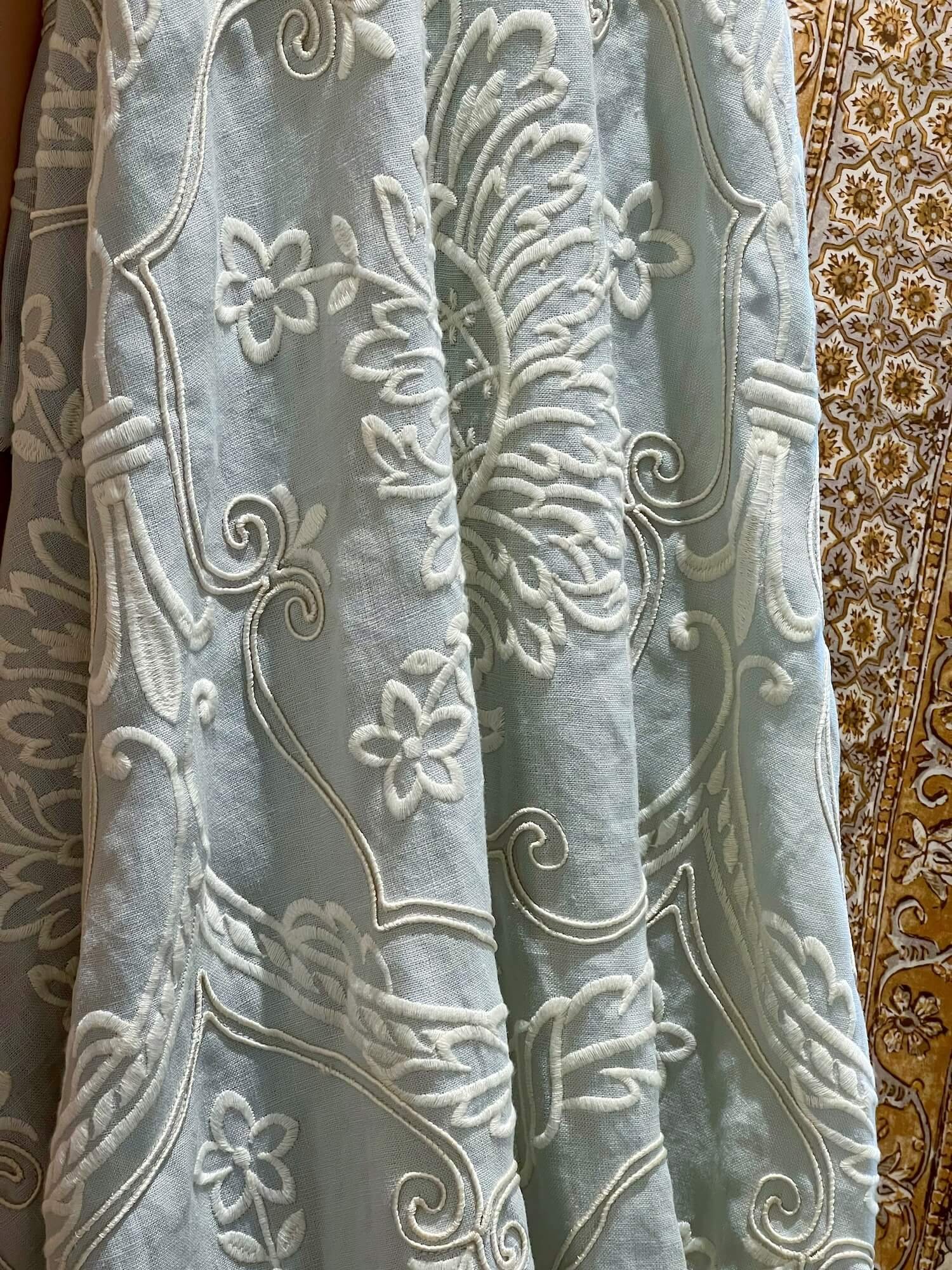 gorgeous embroidered fabric