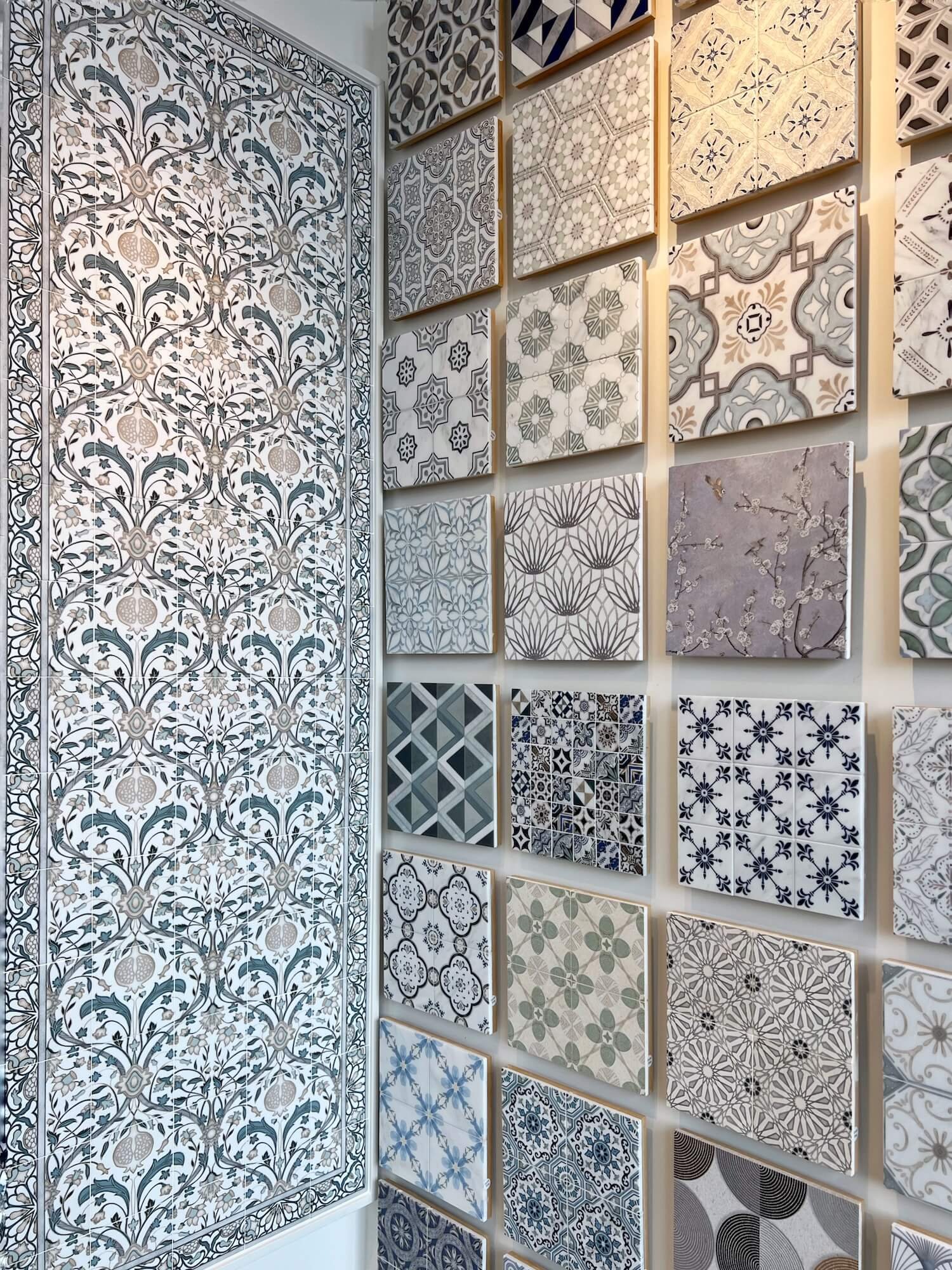 colorful tile at tile showcase.JPG