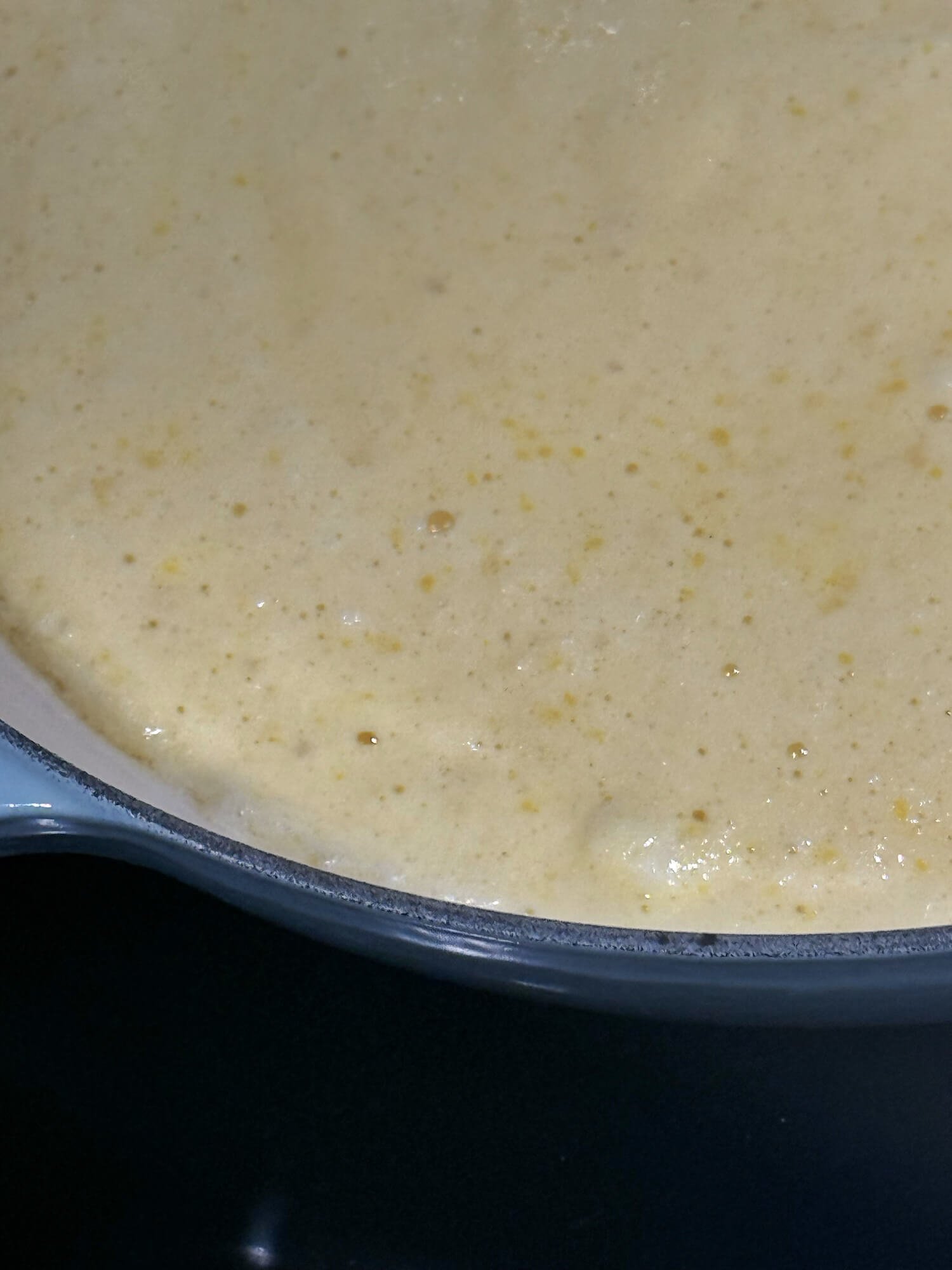 pancake in progress