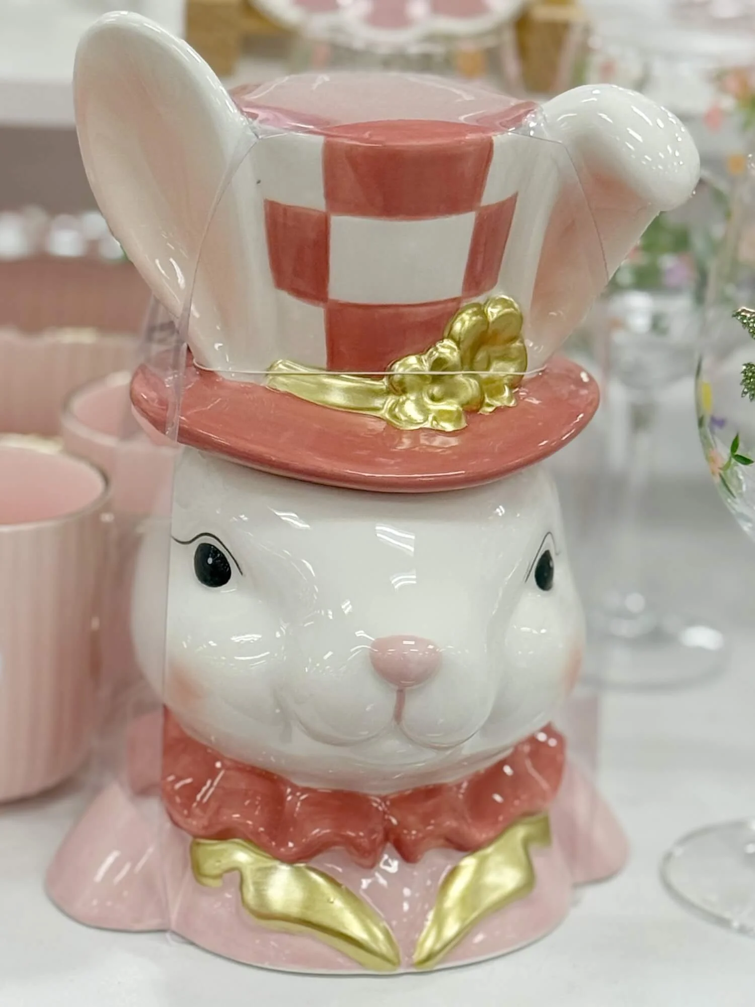 pink bunny cookie jar.jpeg