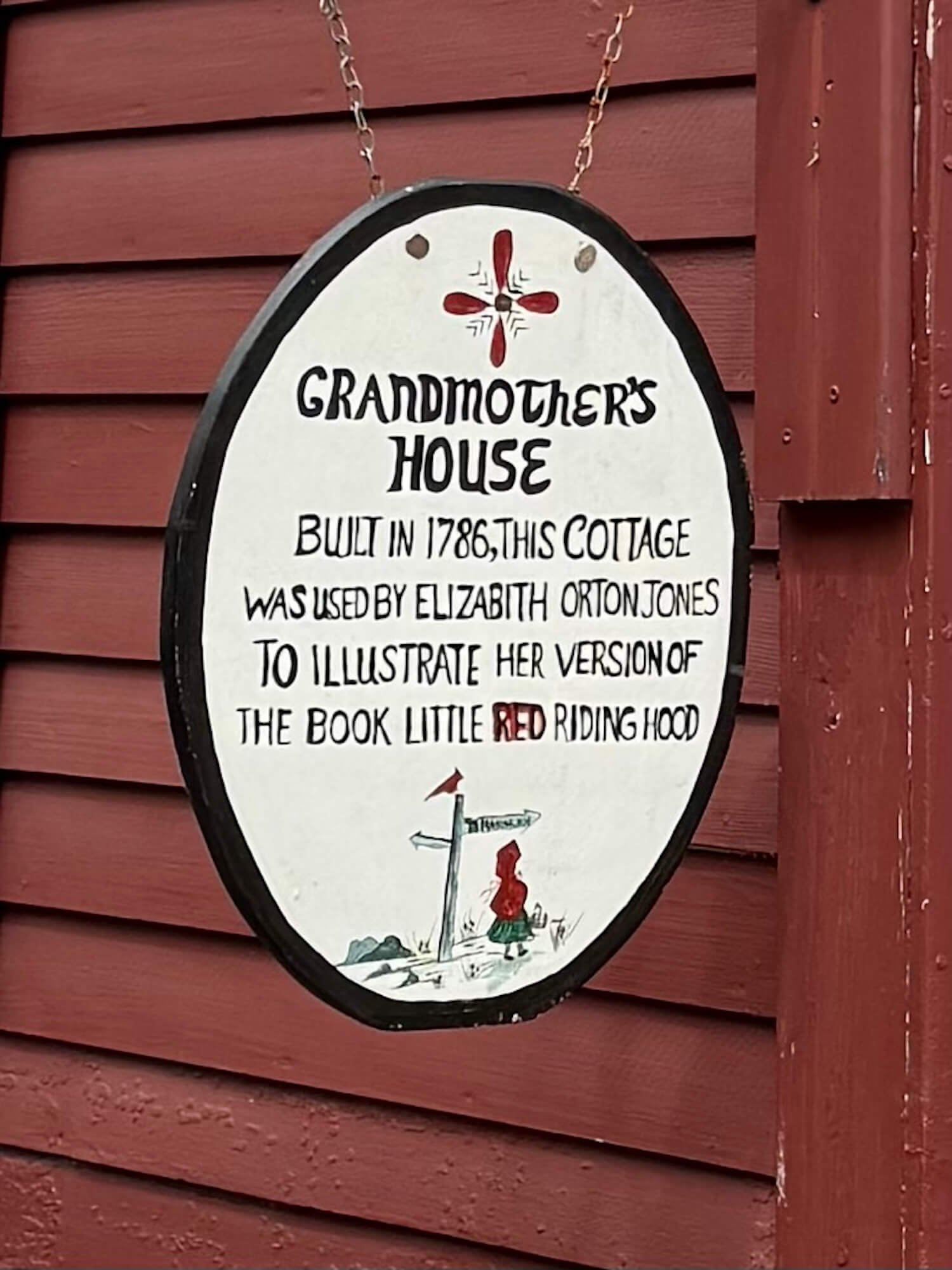 Pickity Place Main Cottage Sign