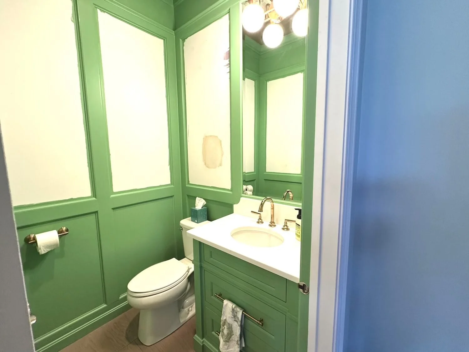 Painting millwork