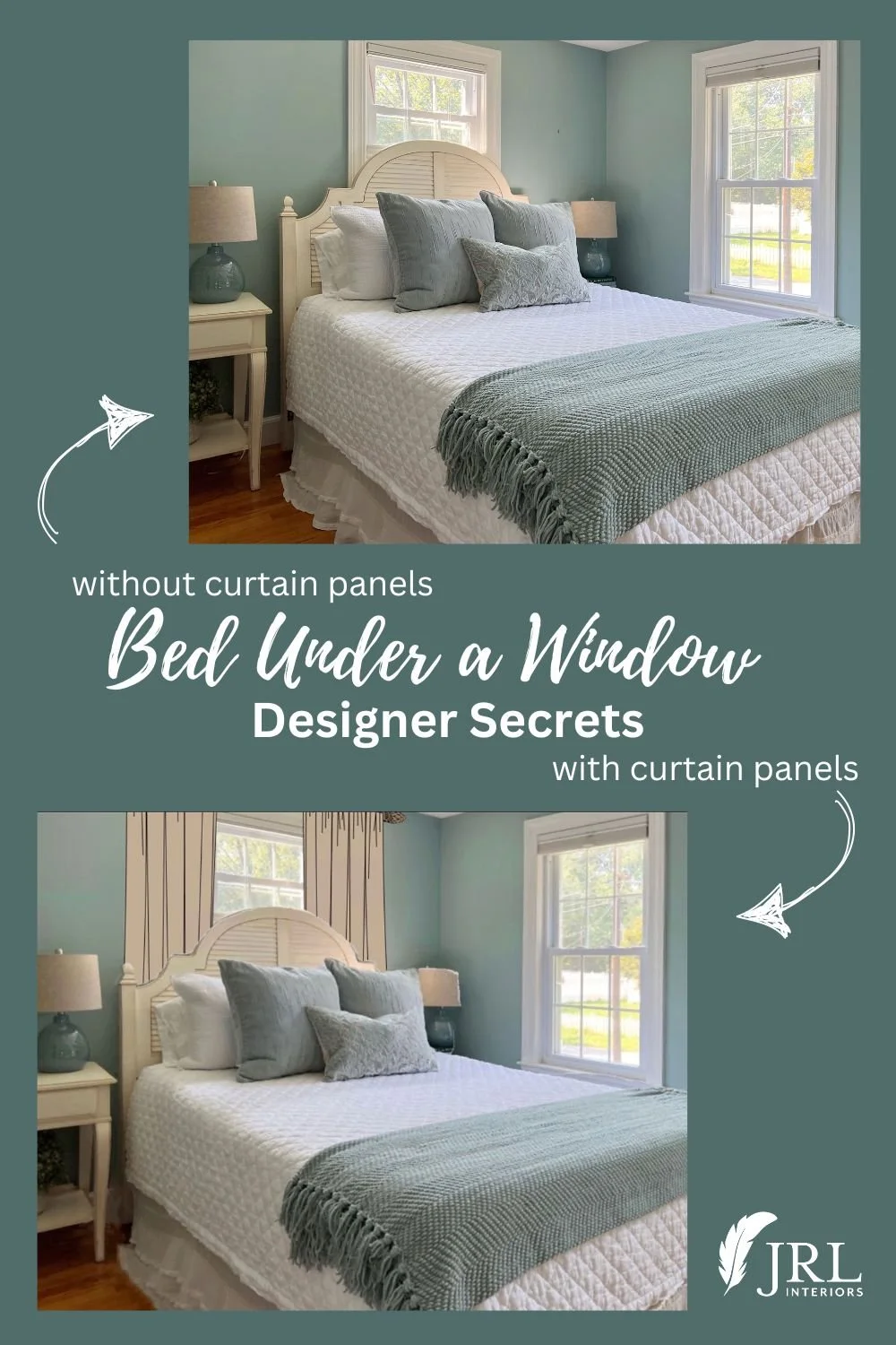 JRL Interiors Where Is The Best Place To Put The Bed In A Small Room JRL Interiors Where Is The Best Place To Put The Bed In A Small Room