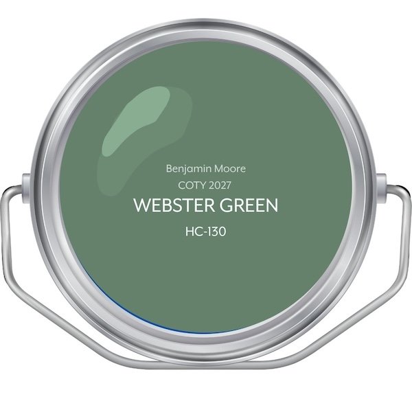 Benjamin Moore COTY 2027 Webster Green