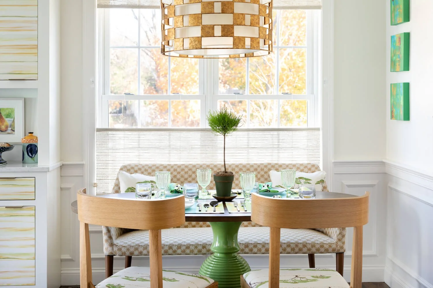 JRL Interiors — Banquettes and Dining Benches for table seating