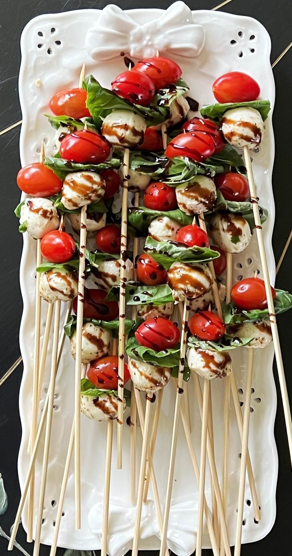 JRL Interiors — Easy Appetizer - Caprese Skewers