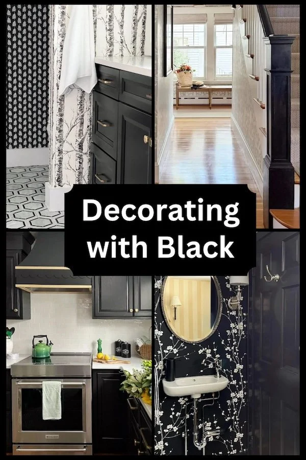 Decorating with black