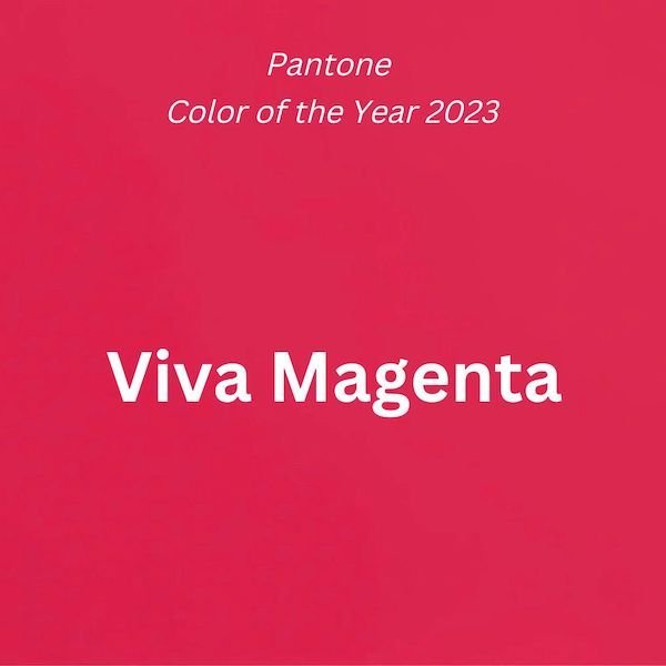 Viva Magenta colour of the year 2023