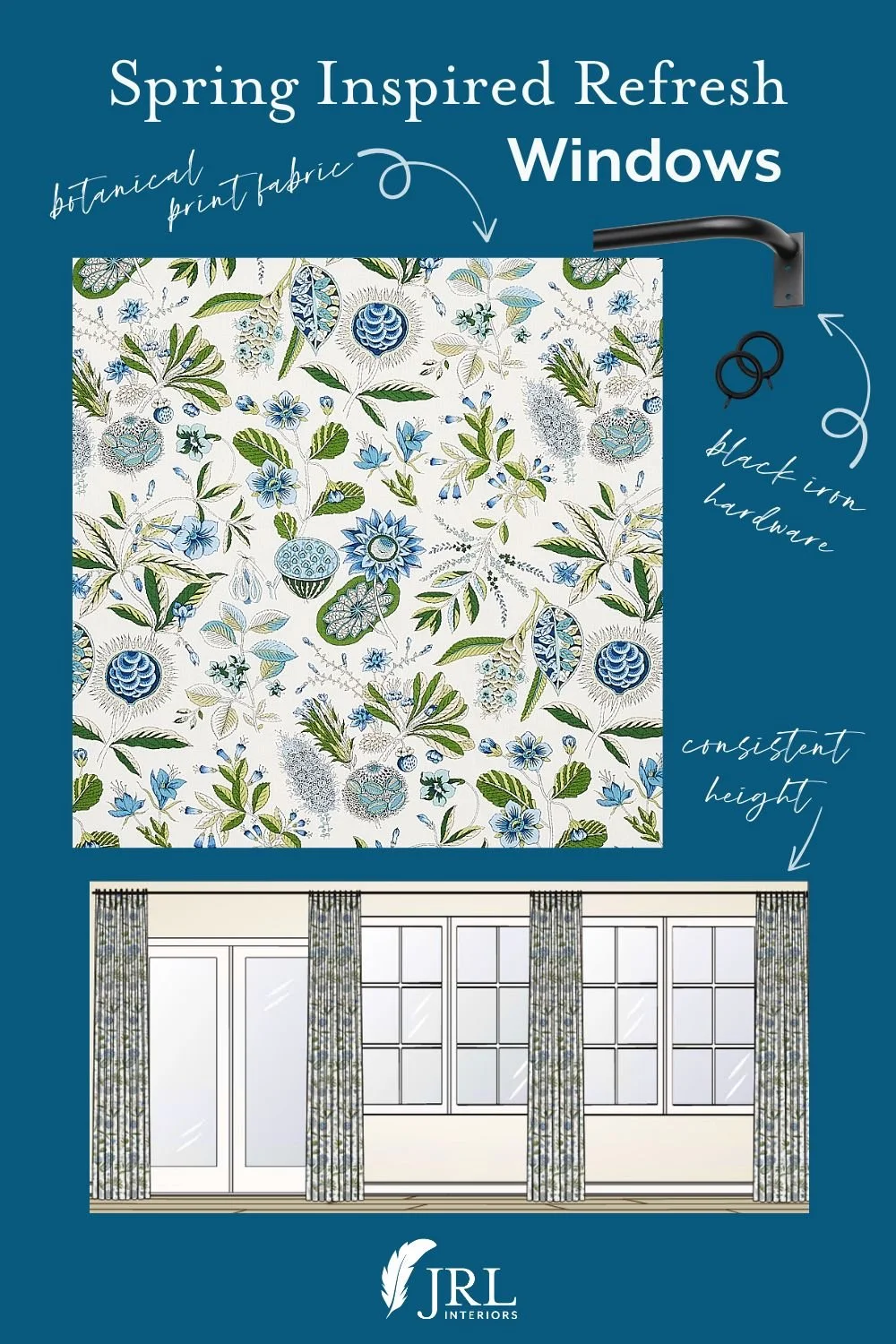 Spring inspired window treatments