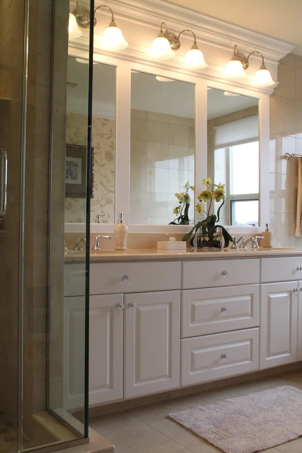 JRL Interiors — How to choose the right bathroom vanity light