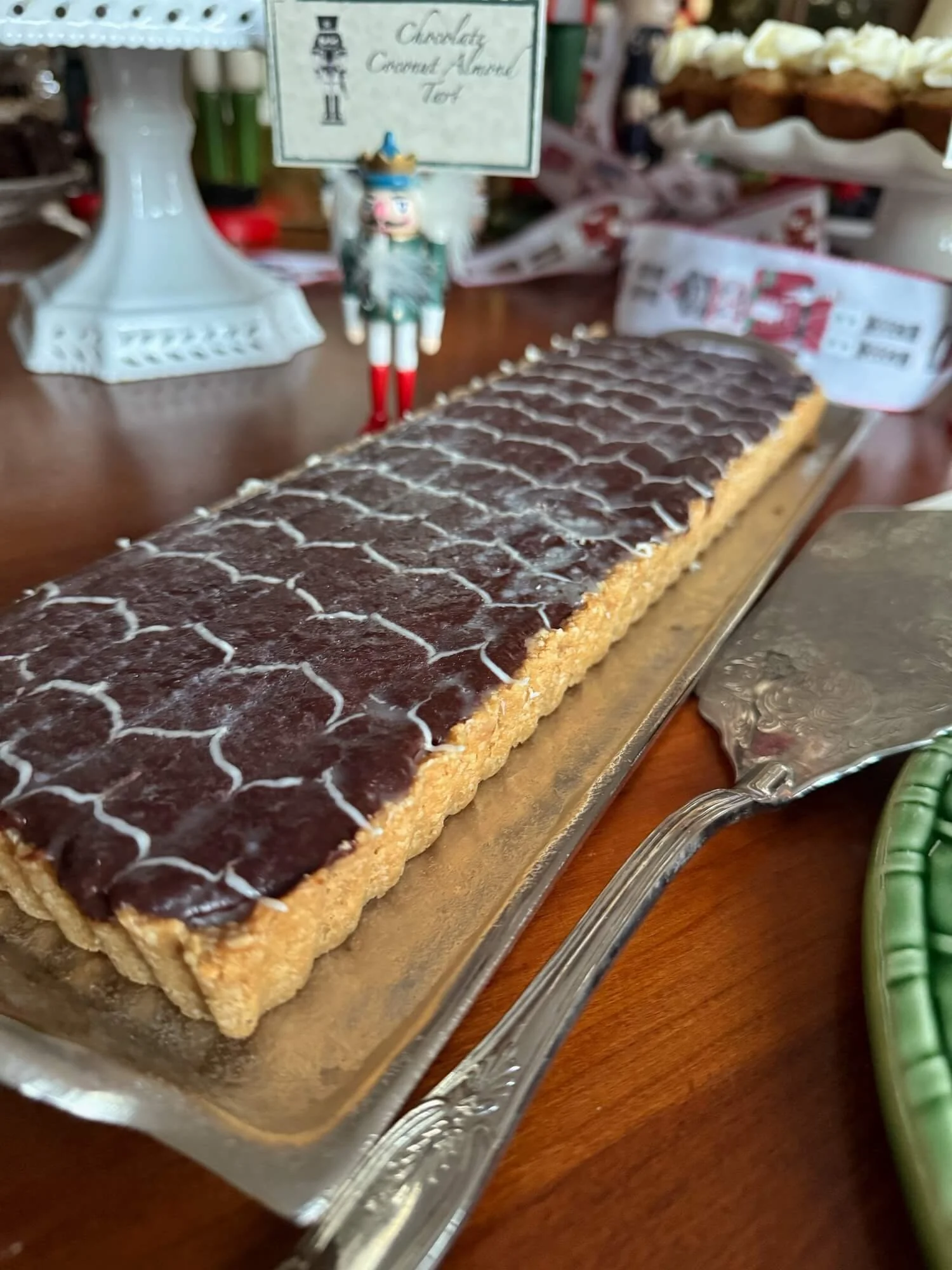 chocolate coconut almond joy tart