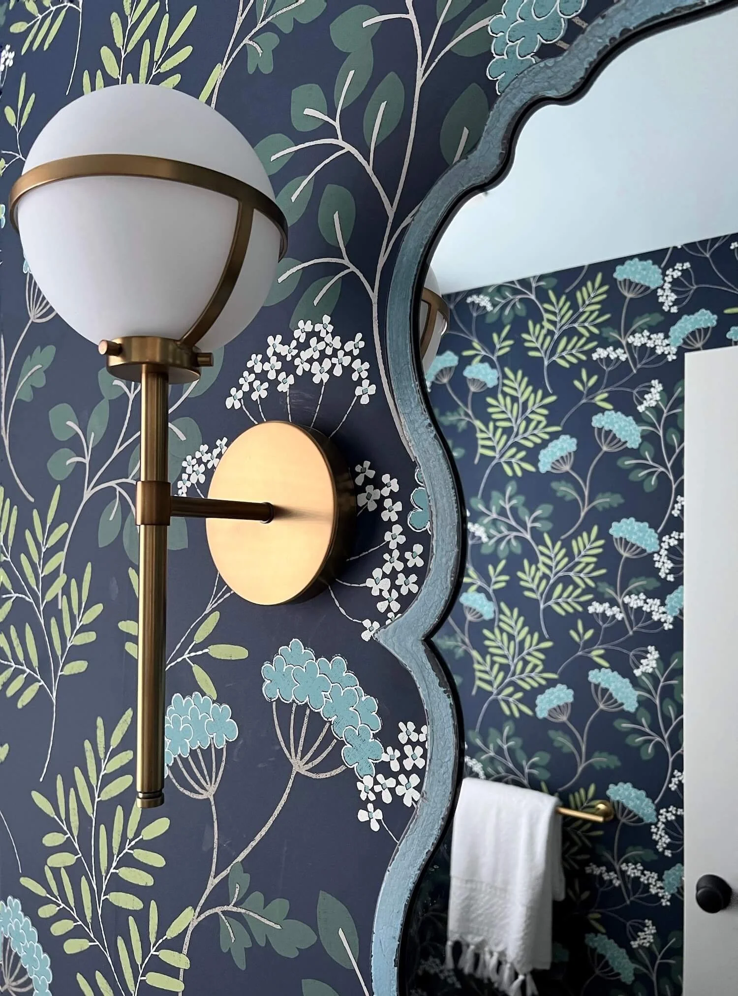 JRL Interiors — Project Reveal: Colorful Farmhouse Powder Rooms