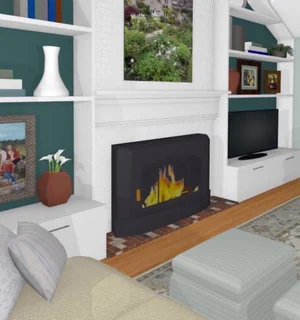 JRL Interiors — Project in Progress: A Family Room Refresh
