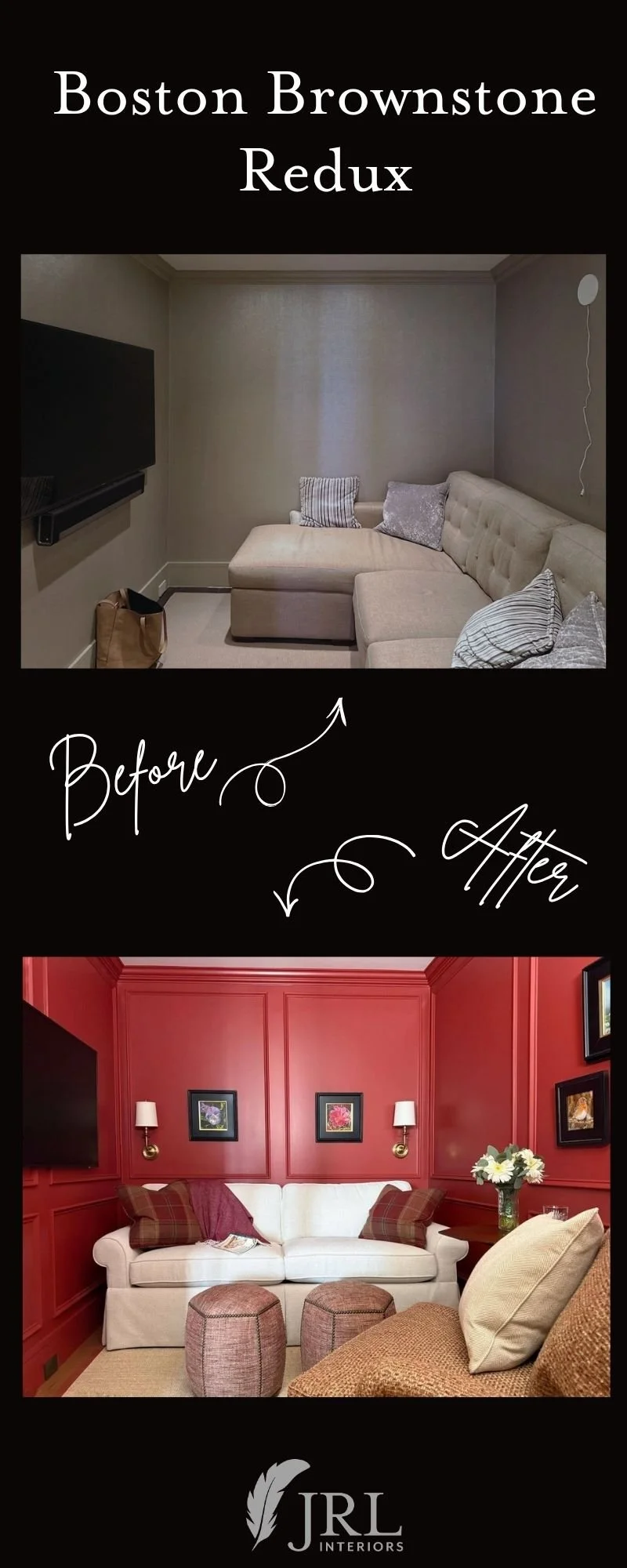 Library Office before and after