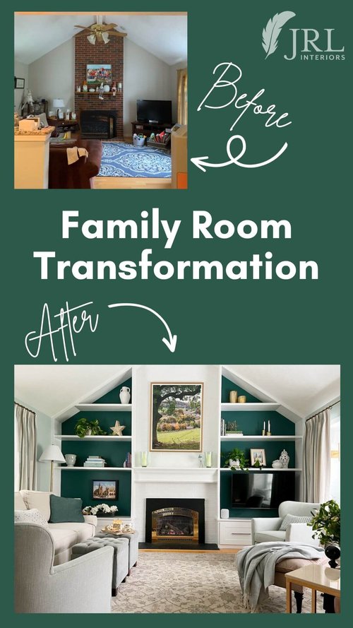 JRL Interiors — Project Reveal: A Family Room Transformation