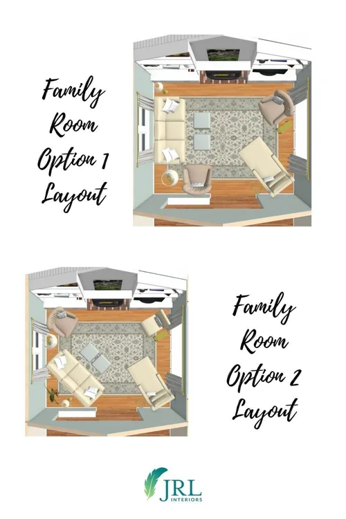 JRL Interiors — Project in Progress: A Family Room Refresh