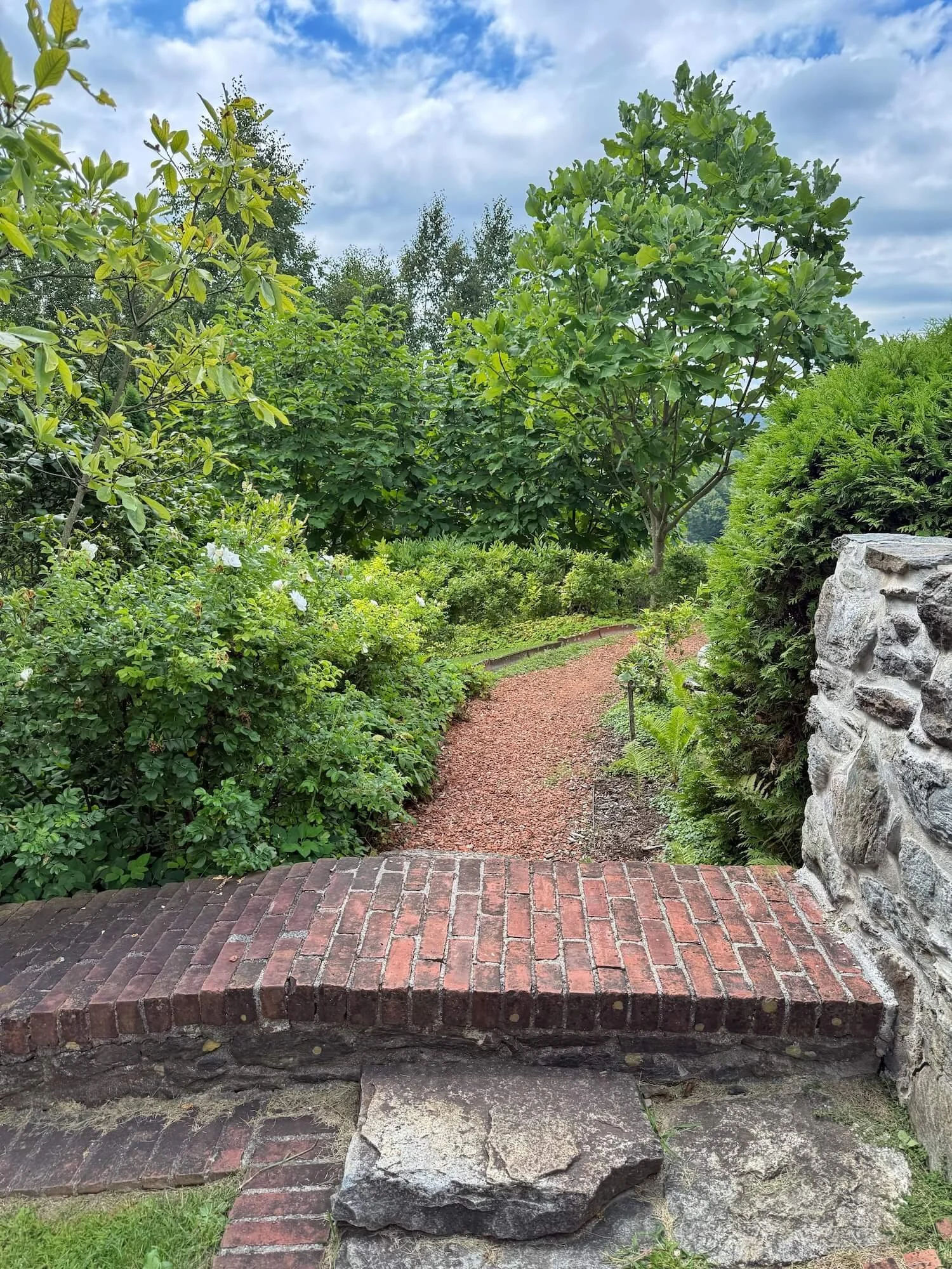 garden path at Naumkeg