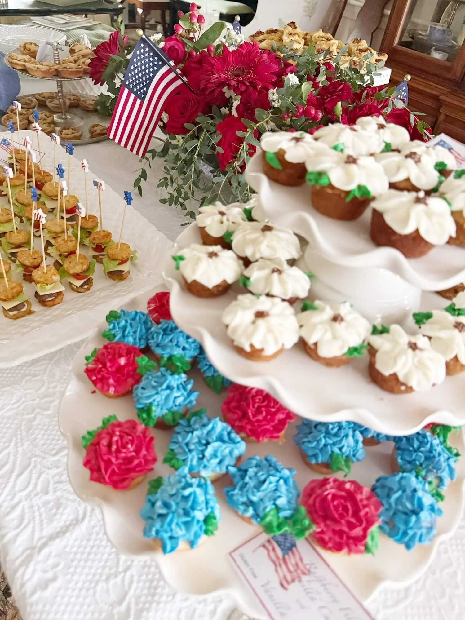 table set for afternoon tea