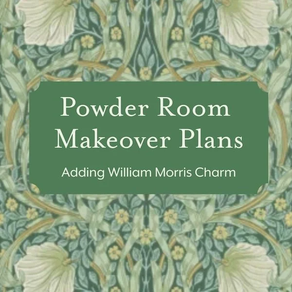 JRL Interiors — Project in Progress: Planning a Victorian powder room ...