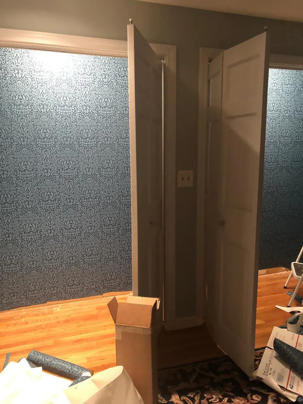 JRL Interiors — One Room Challenge Dressing Room Do Over: Closet Progress