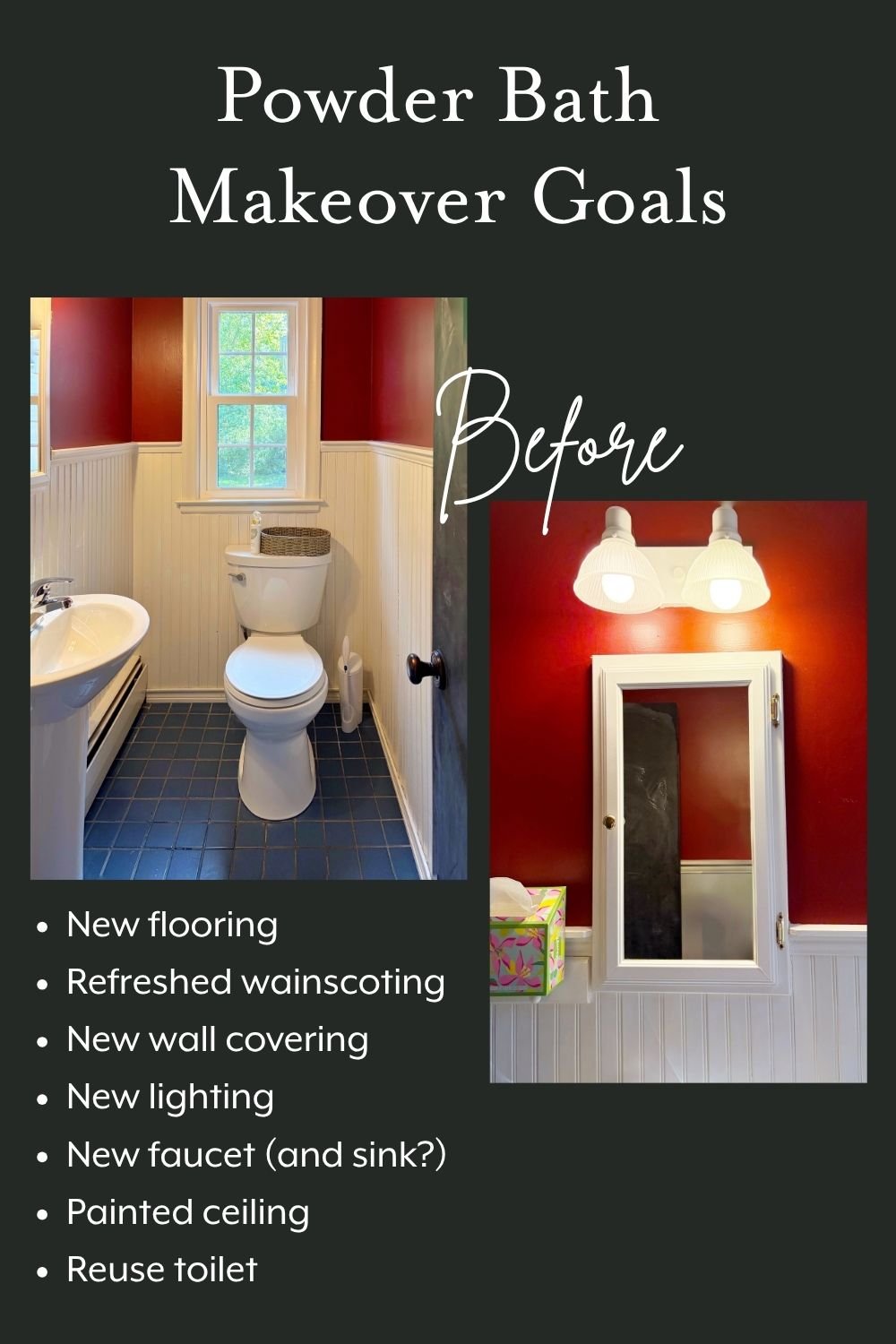 Powder Bath Makeover Goals